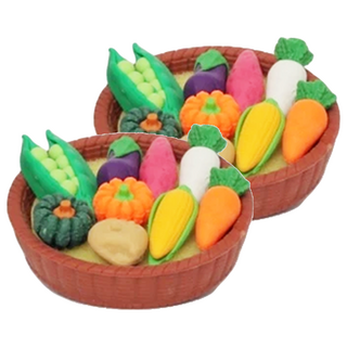 Iwako 造型橡皮擦 套裝, 蔬菜, 2組