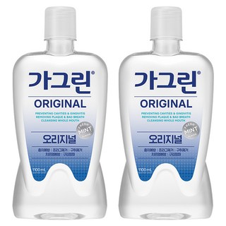 가그린 오리지널 구강청결제, 1.1L, 2개