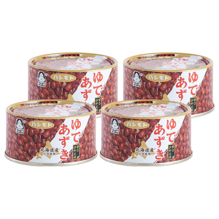 橋本食糧 北海道紅豆罐, 190g, 4罐