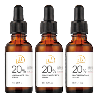 MY SCHEMING 我的心機 BB 20%煙醯胺亮采緊緻精華, 30ml, 3瓶