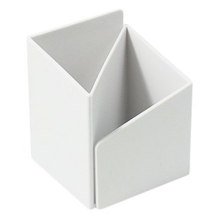 ABEL 力大牌 轉角筆筒 03516, 白色, 1個