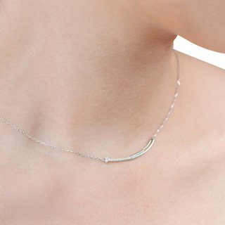 RADIANT STAR 璀璨之星 925純銀 MARIGOLD華麗敞開微笑鏤空項鍊 KMD382