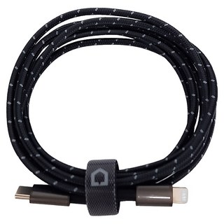 RHINOSHIELD 犀牛盾 Lightning to USB-C PD快充編織, 2公尺, 1個, Black