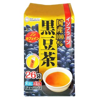 TEA TSUBOICHI 國產黑豆茶 無咖啡因, 5g, 26包, 1袋