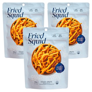 Modern House 原味炸魷魚, 3包, 50g