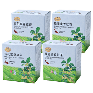 Magnet 曼寧桂花蜜香紅茶, 台灣在地茶, 南投名間鄉四季春烏龍茶, 全發酵半球形紅茶, 冷泡熱飲都甘美, 3.5g, 15包, 4盒