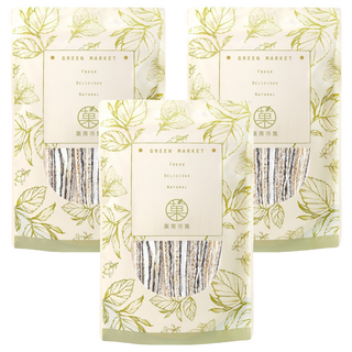 GreenMarket 菓青市集 雙層芝麻鱈魚絲 200g 口感豐富, 3包