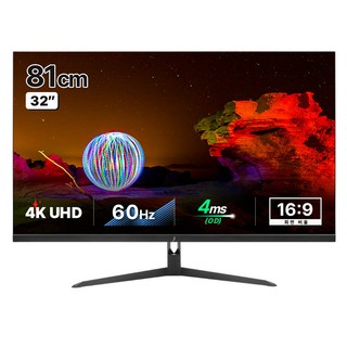 Jooyon 4K UHD USB C 筆記型電腦影像輸出螢幕 + 遙控器, 81cm, V32UE(無亮點)