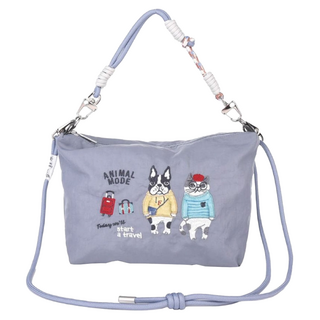 kUSUgURU JAPAN 日本眼鏡貓 三用法傘繩包 動物時尚款