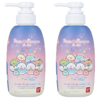 BANDAI 角落生物 二合一洗髮精 弱酸性、溫和不刺激、兒童適用, 300ml, 2瓶