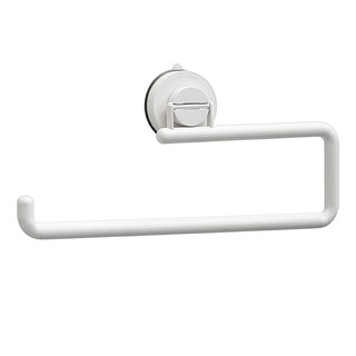 小麥購物 吸盤式廚房紙巾收納架 毛巾架, 1個, 白色