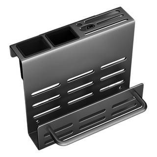 德利生活 廚房刀具餐具置物架 分格收納 整潔有序, 槍灰色, 1組