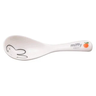 kanesho 金正陶器 MIFFY 陶瓷湯匙 13cm, 白色, 1支