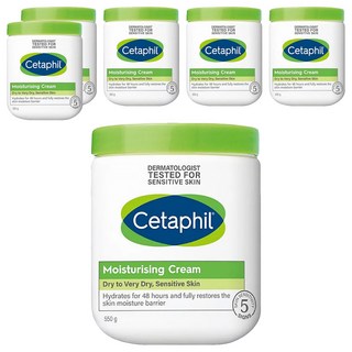 Cetaphil 舒特膚 保濕霜 深層滋潤 快速吸收 舒緩乾燥及敏感肌膚, 550g, 6罐
