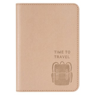 jarraa 烙印風旅行護照夾 PU皮革