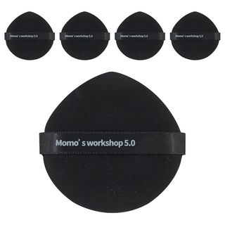 MoMo's Workshop 毛吉吉 乾濕兩用氣墊粉撲 5.0Plus 五入組, 1組