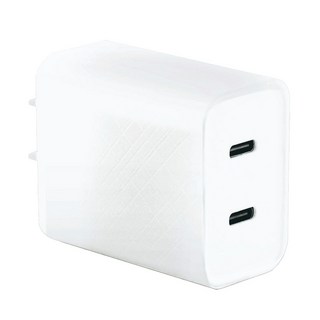 NDR TYPE-C雙口2.4A智能充電器 USB-524C, 1個