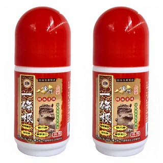 金牌金門一條根 上辰堂 金門一條根葡萄糖胺精油滾珠 60g, 2瓶, 1組