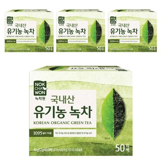 녹차원 유기농 녹차, 1.2g, 50개입, 4개