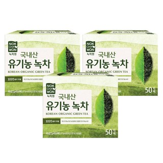 녹차원 유기농 녹차, 1.2g, 50개입, 3개
