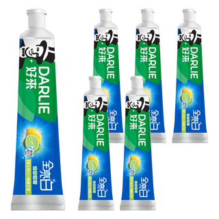 DARLIE 好來 全亮白青檸薄荷牙膏, 140g, 6條