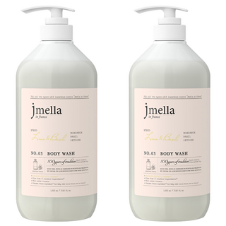 jmella 法式漫舞香水沐浴乳 No.03 Lime & Basil Set, 1L, 2瓶
