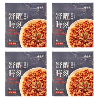 日舒醒 舒醒時刻乾拌麵 金沙椒麻口味, 12包
