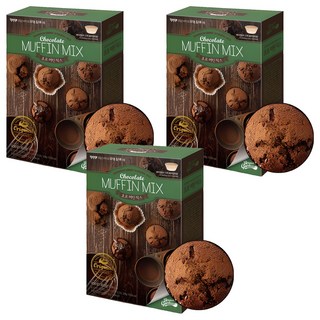 麵包園 BG 巧克力鬆餅粉, 3個, 380g