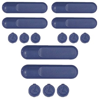 磁吸理線器 Set PVC金屬材質 適用多種尺寸數據線 玫瑰紅/黑色可選, 藏藍色, 3組