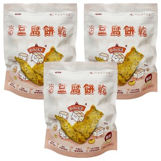 正經人 豆腐餅乾-椒鹽 150g 3包 鹹香酥脆 非基改黃豆製成 健康美味