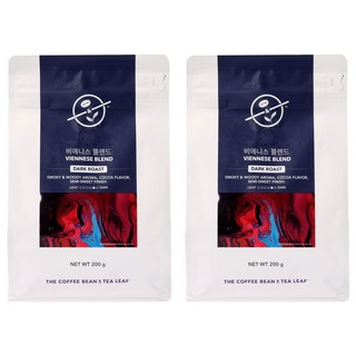 The Coffee Bean 維也納綜合咖啡豆, 原豆(未研磨), 200g, 2個