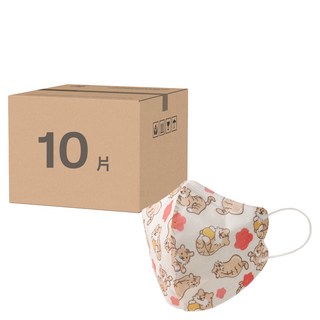 幼幼, 金虎抱喜 米色, 1入, 10入