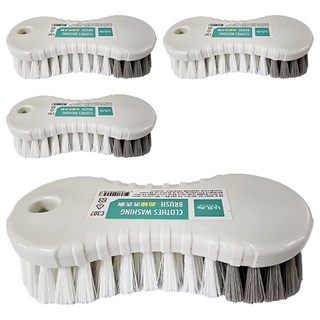 UdiLife 優的生活大師曲線洗衣刷 C307, 白色, 4個