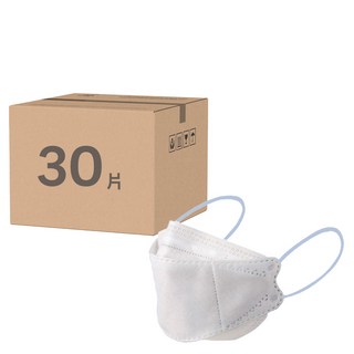 CHACER 佳和口罩 大童4D立體醫用口罩, 晨空藍白, 10片, 3包