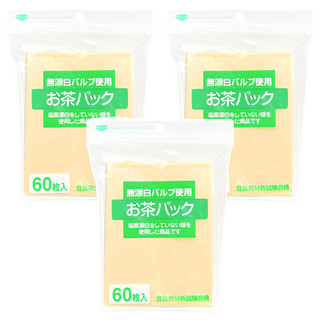 zenmi 茶包袋無漂白, 9.5 x 1cm, 60入, 3個