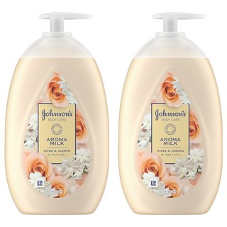 Johnson's 嬌生 美體滋養乳液 玫瑰茉莉 深層滋養 植物萃精華油, 500ml, 2瓶