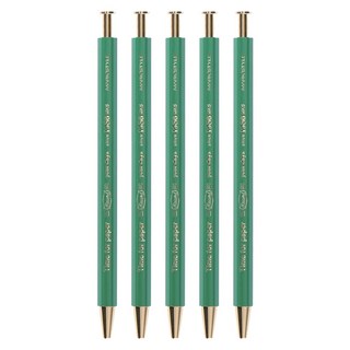 MARK'S Time for Paper 復古六角木軸 原子筆, 綠色, 5支