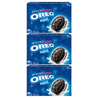 OREO 奧利奧 Space太空版夾心餅乾 香草口味夾心 331.2g 三條裝量販包, 3盒