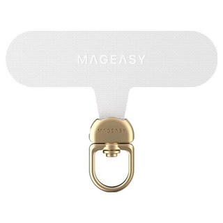 MAGEASY 360° 旋轉掛繩片, 1個, 白色