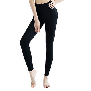 超彈力提臀瘦腿鯊魚褲, 聚酯纖維材質, 尺寸S M L XL, 黑色