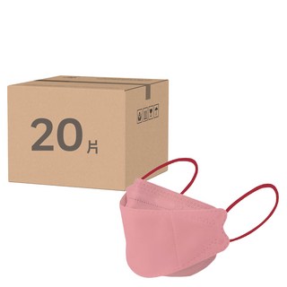 CHACER 佳和口罩 4D立體醫用口罩 成人用 KF94 未滅菌, 蜜糖櫻粉, 2袋, 10片