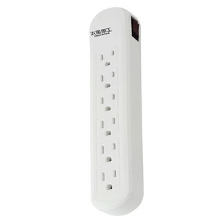 MAX STAR 太星電工 一開六插電腦線 3P 15A, 1條, 1.2m