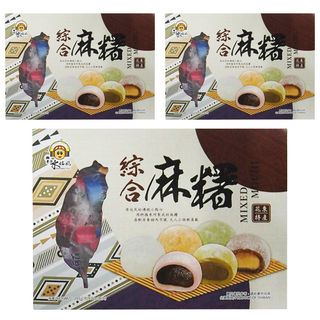 東方水姑娘 綜合麻糬 花東特產, 255g, 3盒