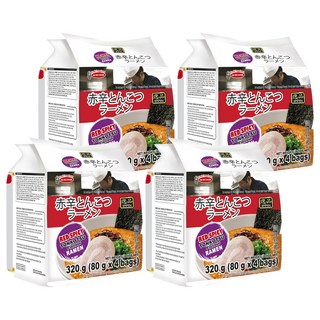 AceCOOK 辛辣豚骨風味麵 袋麵 320g (80g x 4 bags), 16包