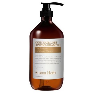 NARD 頭皮護理強健髮根洗髮精 Aroma Herb 含右泛醇 煙酰胺 水楊酸 薄荷醇 6種水解蛋白 11種胺基酸, 1L, 1瓶