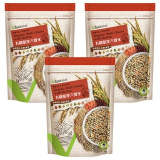 Vilson 米森 有機藜麥八寶米, 3包, 900g