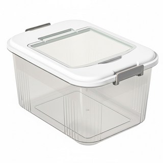 小麥購物 C447 35斤大容量米桶 589g, 1個, 白色