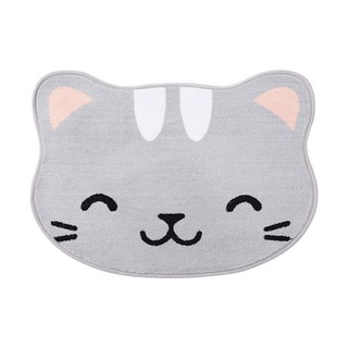 半島良品 仿羊絨吸水防滑地墊, 小歡貓