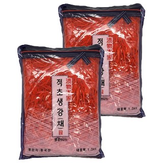 東邦食品 紅醋薑絲, 1.3kg, 2個