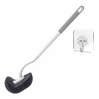 올릭 이지크린 코너 변기솔 + 후크홀더 세트, 그레이, 1세트